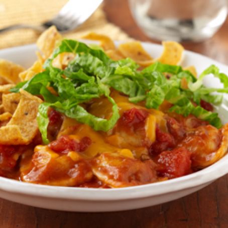 Mini Ravioli Taco Bake