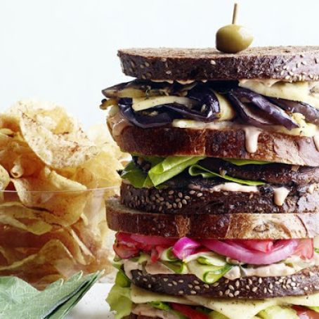 Veggie Dagwood Sandwiches (Food Network Mag)