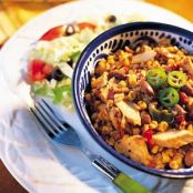 Mexican Rice with Chicken or Hamburger