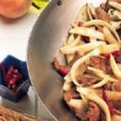 Hot and Spicy Onion Beef