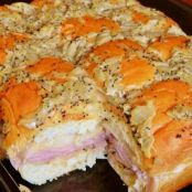 Hawaiian Baked Ham and Swiss Sandwiches