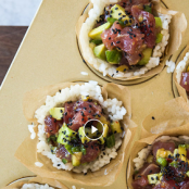 Ahi Sushi Cups