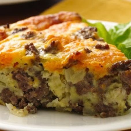 Gluten-Free Impossibly Easy Cheeseburger Pie