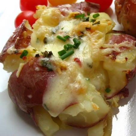 Crushed Cheesy Potatoes