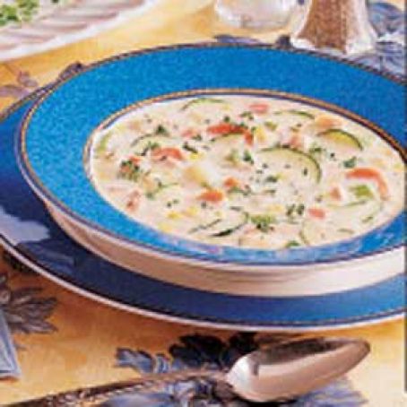 Soup: Healthy/Diabetic Alaskan Salmon Chowder Recipe