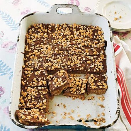 Peanut Butter-Chocolate-Oatmeal Cereal Bars