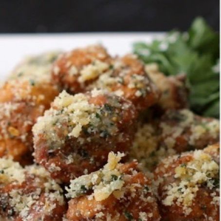 Garlic Parmesan Chicken Poppers