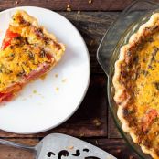 Tomato-Cheddar Pie