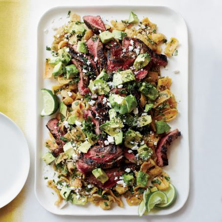Cola-Marinated Flank Steak with Frito Chiliquiles
