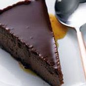 Flan de Queso Crema y Chocolate