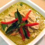 POLLO AL CURRY VERDE