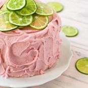 Strawberry Limeade Cake