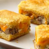 Sausage and Cheese Crescent Squares