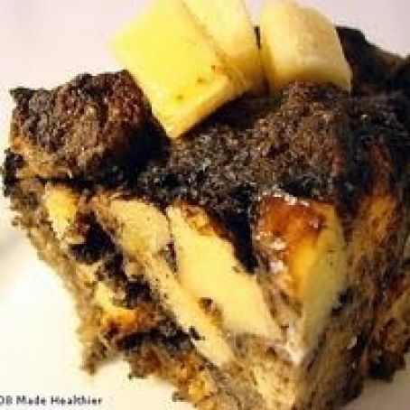 Chocolate Banana Bread Pudding