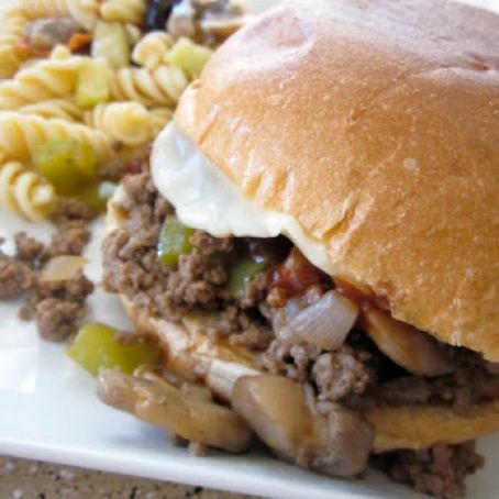 Philly Cheesesteak Sloppy Joes