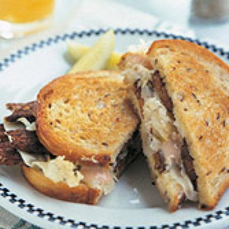 Tempeh Reubens with Caramelized Onions