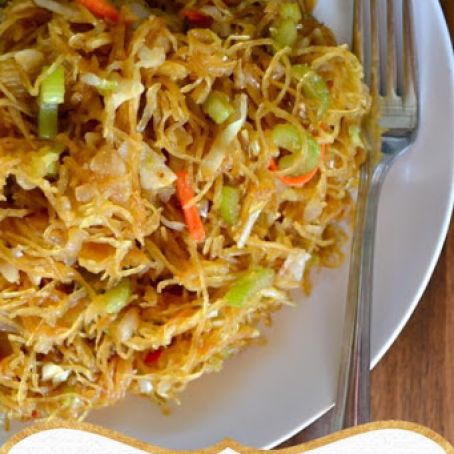 Spaghetti Squash Chow Mein