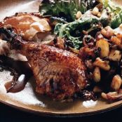 GLAZED w/PORCINI & CRISP POTATOES