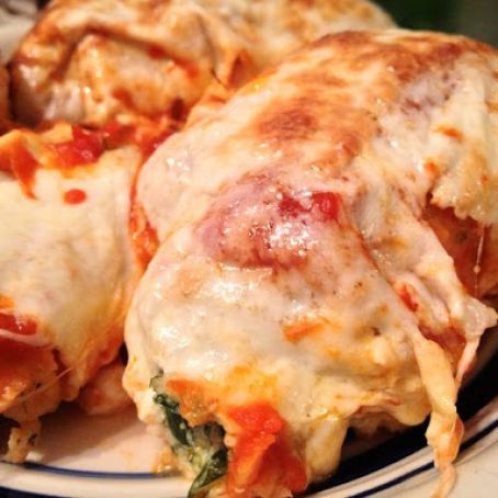 Spinach Stuffed Chicken Parm