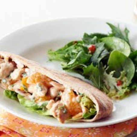 Citrus-Chicken Salad Pita