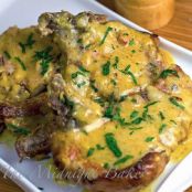 Slow Cooker Pork Chops with Golden Ranch Gravy