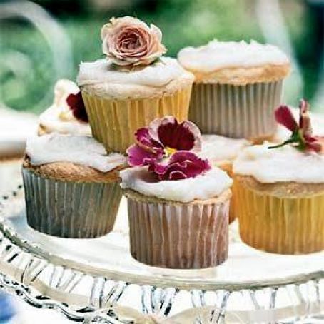 Lemon Angel Food Cupcakes