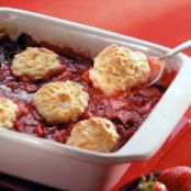 Strawberry Rhubarb Cobbler Recipe