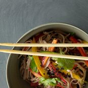 Cold Sesame Noodles with Summer Vegetables