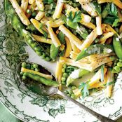 Spring Pea Pasta with Ricotta and Herbs