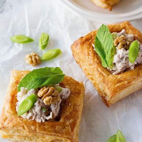 Chicken Walnut Puff Pastry