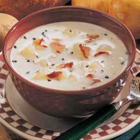 Parmesan Potato Soup Recipe