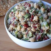 Cranberry Walnut Chickpea Salad