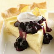 Lemon Cream Cheese-Blueberry Pie