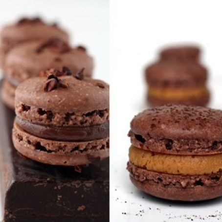 DESSERT - Chocolate Macarons and a Tropical Storm