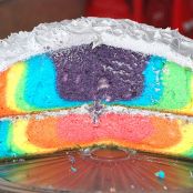 Sunny Day Rainbow Cake