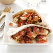 Spicy Chicken Tomato Pitas