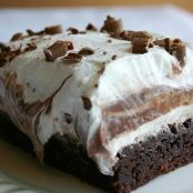 Brownie Refrigerator Cake