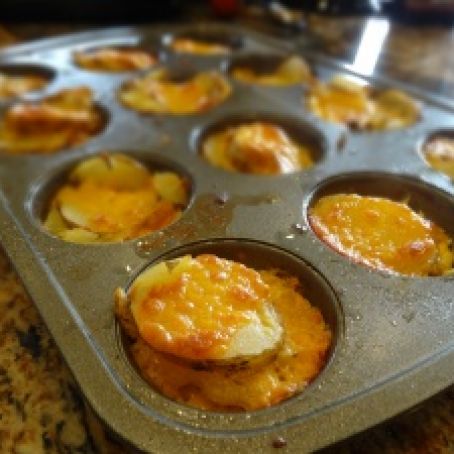 Muffin Tin Scalloped Potatoes
