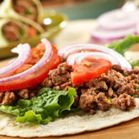 Simple Savory Beef Wraps