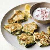 Zucchini Fritters with Herbed Yogurt (Sumac)