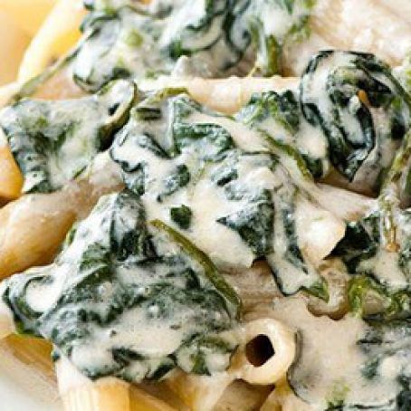 Baked Penne with Ricotta and Spinach