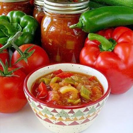 Zucchini Salsa, Canned