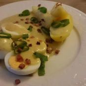 Eggs with Mustard Sause Eier in Senfsoße