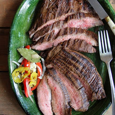 Coffee- and Soy-Marinated Flank Steak