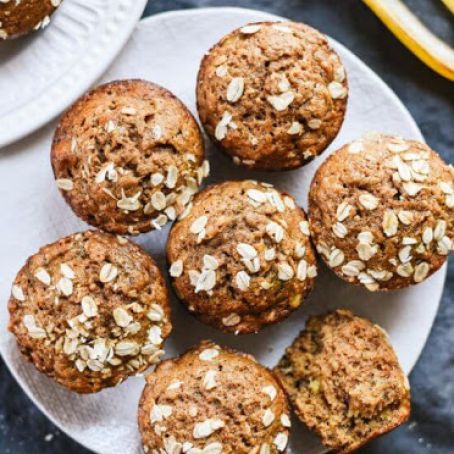 Banana Muffins (Maple-Sweetened-Healthy)