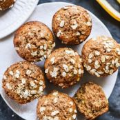 Banana Muffins (Maple-Sweetened-Healthy)
