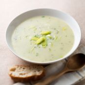 Broccoli,Potato and Leek Soup