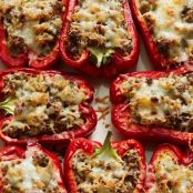 Bobby's Stuffed Red Peppers