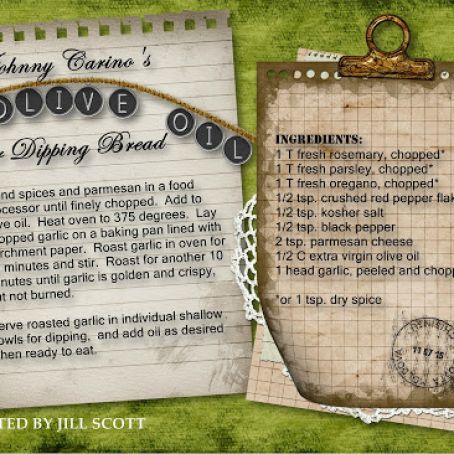 Johnny Carino's Olive Oil Dip