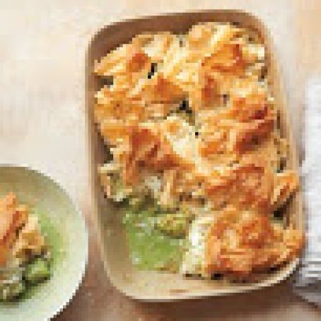 Green Curry Chicken Potpie